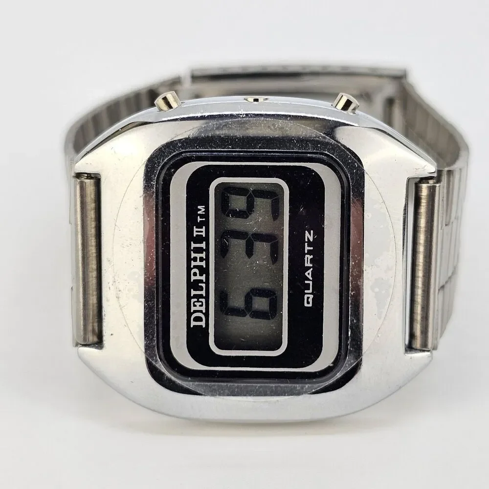 VTG 35MM Delphi Digital‎ Men's Watch Gray Band 7